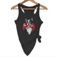 Boston Terrier Boxing Flowy Tank, novelty gifts, funny gifts