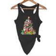 Boston Terrier Dog Christmas Tree Lights Xmas Pajama For Men Women Kids Flowy Tank, novelty gifts, funny gifts