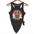 Boston Terrier Dog Japanese Style Samurai Dogs Flowy Tank, novelty gifts, funny gifts