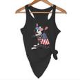 Boston Terrier Dog Merica 4th Of July Usa American Flag Men Flowy Tank, novelty gifts, funny gifts