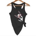 Boston Terrier Dog From Side Boston Bull Flowy Tank, novelty gifts, funny gifts