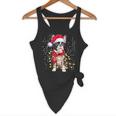 Boston Terrier Dog Ugly Christmas Dog Xmas For Men Women Kids Flowy Tank, novelty gifts, funny gifts