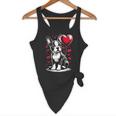 Boston Terrier Dog Valentine's Day Dog Owner Flowy Tank, novelty gifts, funny gifts