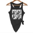 Boston Terrier Dogs With Sunglasses Photo Pets Meme Flowy Tank, novelty gifts, funny gifts