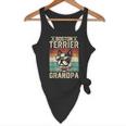 Boston Terrier Grandpa Dog Lover Father's Day Flowy Tank, novelty gifts, funny gifts