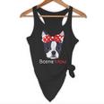 Boston Terrier Mom Bostie Women Girls Flowy Tank, novelty gifts, funny gifts
