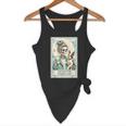 Boston Terrier Mom Skeleton Tarot Card Witch Vibes Dog Mom Flowy Tank, novelty gifts, funny gifts
