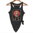Boston Terrier Samurai Ninja Vintage Anime Japanese Ukiyo-e Flowy Tank, novelty gifts, funny gifts