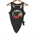 Catch Some Rays Vintage Retro Grizzly Bear Flowy Tank, novelty gifts, funny gifts