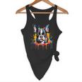 Colorful Boston Terrier Dog For Men Women Kids Flowy Tank, novelty gifts, funny gifts
