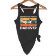 Cute Boston Terrier Best Boston Terrier Dad Ever Flowy Tank, novelty gifts, funny gifts