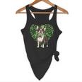 Cute Boston Terrier Shamrock St Patrick's Day Dog Lover Men Women Kids Flowy Tank, novelty gifts, funny gifts
