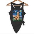 Red Heeler Starry Night Cattle Dog Colorful Art By Aja For Men Women Girls Kids Flowy Tank, novelty gifts, funny gifts
