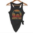 Retro Boston Terrier Dad Dog Owner Pet Bostie Father Flowy Tank, novelty gifts, funny gifts