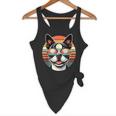 Retro Sunset Sunglasses Boston Terrier Boston Bull Bostie Flowy Tank, novelty gifts, funny gifts