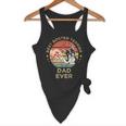 Vintage Best Boston Terrier Dad Ever Dog Father Father's Day Men Girls Kids Flowy Tank, novelty gifts, funny gifts