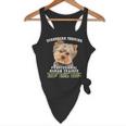 Yorkshire Terrier Yorkie Dog Professional Human Trainer Flowy Tank, novelty gifts, funny gifts