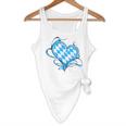 Bavarian Flag As Heart Blue Diamond Bavaria Flowy Tank, novelty gifts, funny gifts
