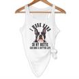 Bostie Mama Dog Dad Boston Terrier For Men Women Flowy Tank, novelty gifts, funny gifts