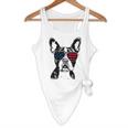 Boston Terrier Dog 4th July America USA Flag Men Women Kids Flowy Tank, novelty gifts, funny gifts