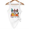 Boston Terrier Dog Lover Fall Ya'Ll Halloween Costume Men Women Flowy Tank, novelty gifts, funny gifts