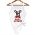 Boston Terrier Grandma Dog Lovers Puppy Bostie Owner Flowy Tank, novelty gifts, funny gifts
