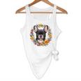 Boston Terrier Mom Floral Bostie Dog Lover Flowers Cute Flowy Tank, novelty gifts, funny gifts