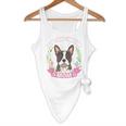 Boston Terrier Mom Mother's Day Flowy Tank, novelty gifts, funny gifts