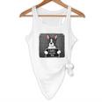 Boston Terrier Mug Shot Guilty Dog Flowy Tank, novelty gifts, funny gifts