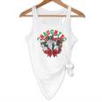 Boston Terrier Santa Claus Elf Reindeer Christmas Dog X-Mas Flowy Tank, novelty gifts, funny gifts