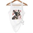 Boston Terrier Is My Valentine Cute Pet Dog Owner Valentine Flowy Tank, novelty gifts, funny gifts