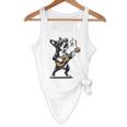 Dog Playing Guitar Singing Boston Terrier For Men Women Girls Kids Flowy Tank, novelty gifts, funny gifts