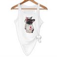 Girls I Heart Mom Love Mama Boston Terrier Dog Lover Flowy Tank, novelty gifts, funny gifts