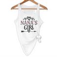 Granddaughter Nanas Girl Flowy Tank, novelty gifts, funny gifts