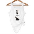Inhale Exhale Yoga Boston Terrier Tshirt Flowy Tank, novelty gifts, funny gifts
