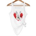 Valentine's Day Boston Terrier Dog Flowy Tank, novelty gifts, funny gifts