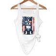 Vintage Boston Terrier Dog American US USA Flag Pets Dogs Flowy Tank, novelty gifts, funny gifts