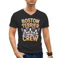 Boston Terrier Crew Cartoon For Dog Owner Pet Boston Terrier Men's V-Neck T-Shirt, trending gift