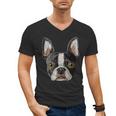 Boston Terrier Cute Puppy Face Dog Lover Pet Owner Men's V-Neck T-Shirt, trending gift