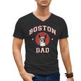 Boston Terrier Dad Dog Father For Men Women Kids Men's V-Neck T-Shirt, Couple Gifts, Boston Terrier Dad Gifts, trending gift