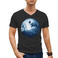 Boston Terrier Dog Moon Dog Mom Dad Women Men Dog Lovers Men's V-Neck T-Shirt, Couple Gifts, Mom Gifts, Boston Terrier Dad Gifts, Boston Terrier Mom Gifts, trending gift