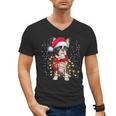 Boston Terrier Dog Ugly Christmas Dog Xmas For Men Women Kids Men's V-Neck T-Shirt, Boston Terrier Christmas Gifts, trending gift
