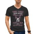 Boston Terrier Don't Mess With American Gentleman Dog Lover Men's V-Neck T-Shirt, American Boston Terrier Gifts, trending gift