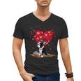 Boston Terrier Lover Heart Shape Boston Terrier Valentine Men's V-Neck T-Shirt, trending gift