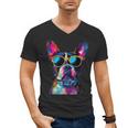 Boston Terrier Lovers Pop Art Boston Terrier Men's V-Neck T-Shirt, trending gift