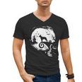Boston Terrier And Moon Halloween Costume Dog Lover Men's V-Neck T-Shirt, Boston Terrier Halloween Gifts, trending gift