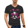 Boston Terrier Valentines Day Shirt Heart Dog Lover Men's V-Neck T-Shirt, trending gift