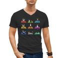 Boston Terriers Yoga Asana Pose And Meditation Men's V-Neck T-Shirt, trending gift