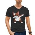Dabbing Red Boston Terrier Dab Dance Dog Men Women Kids Men's V-Neck T-Shirt, trending gift