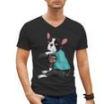 Father's Day Gift Dog Dad Boston Terrier i Love Dad Tattoo Men's V-Neck T-Shirt, Couple Gifts, Boston Terrier Dad Gifts, trending gift